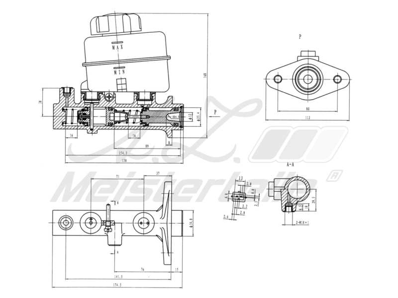 Brake master cylinder